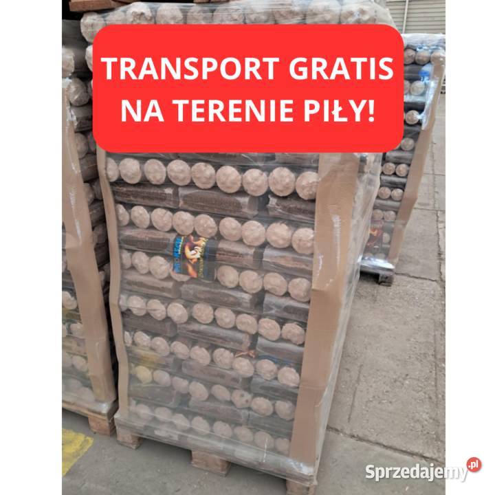 Opał kominkowy ecomax brykiet drzewny pakowany 6 Piła
