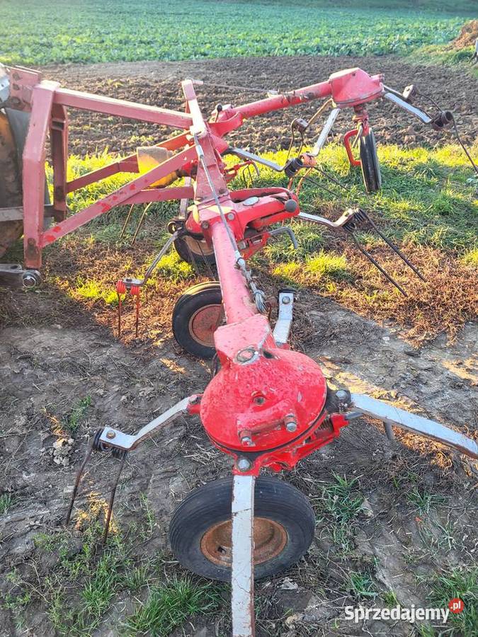 Przewracarka przetrząsarka do siana Pottinger nieuszkodzony Rolnictwo Skibice