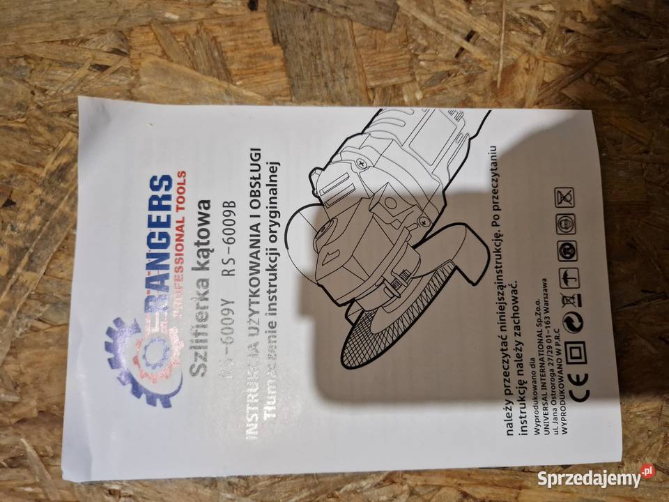 SZLIFIERKA KĄTOWA AKUMULATOROWA 48V40Ah sprzedam