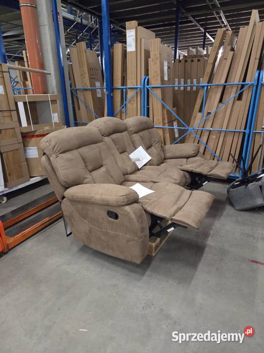 Sofa 3osobowa Erfurt Brown 213x11083x103178 Fotele zachodniopomorskie