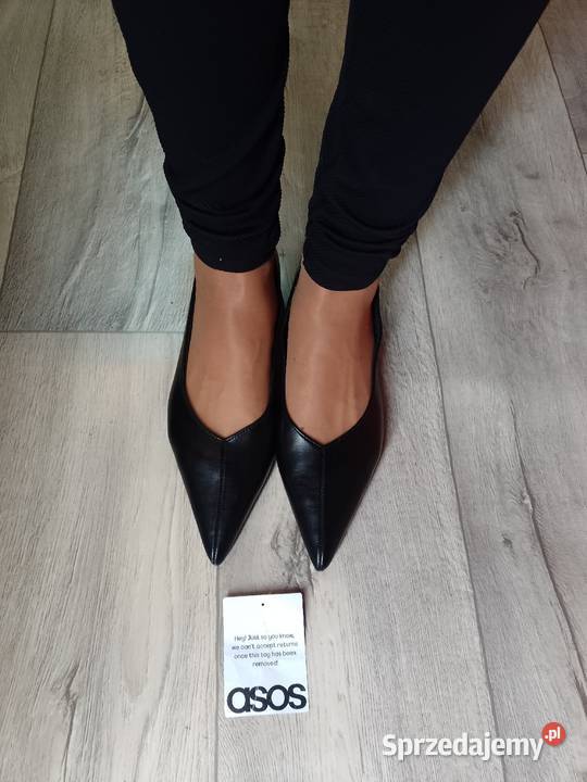 40 ASOS Design Ekskluzywne czarne baleriny Kraków