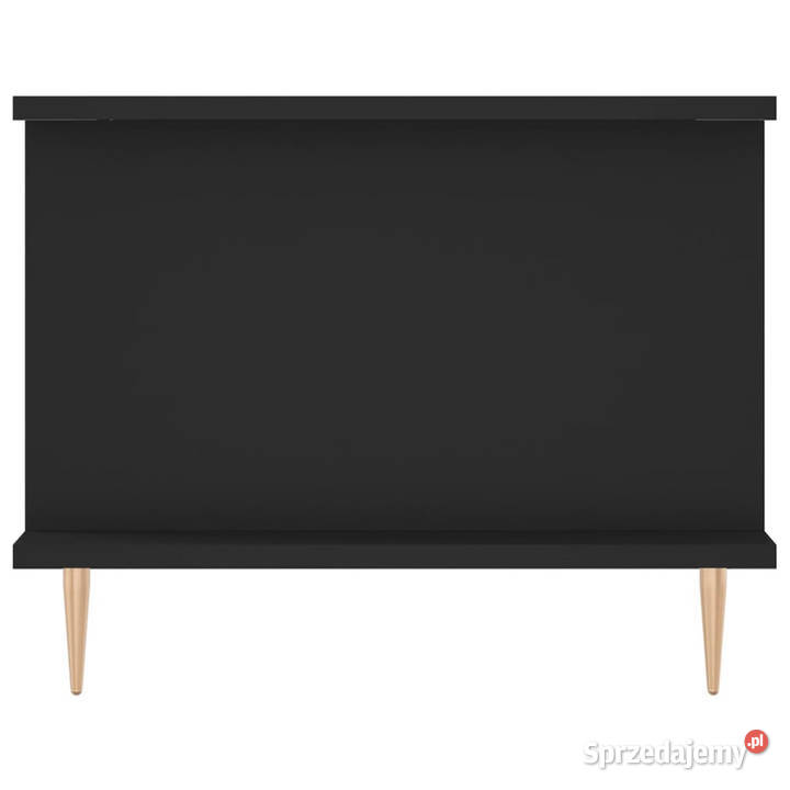 Stolik kawowy czarny 90x50x40 materiał Warszawa