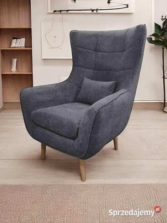 Fotel Tapicerowany Lord Szary Dostawa 0 Tarchały Małe