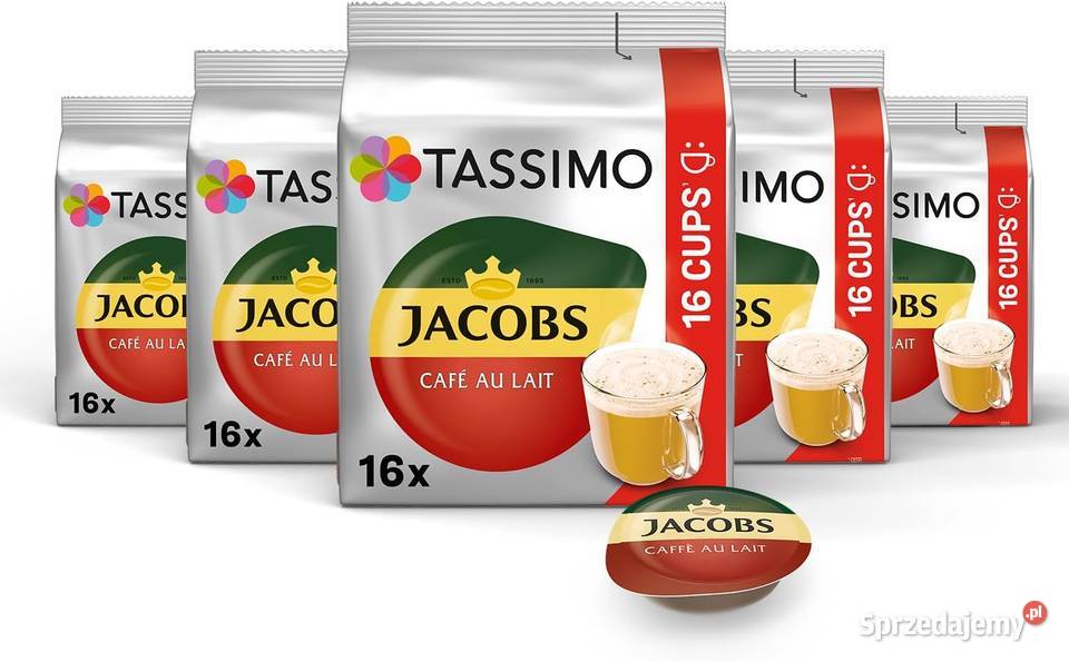 Kapsułki Tassimo Jacobs CAFE AU LAIT 80 sztuk Kapsułki Delikatesy Olesno