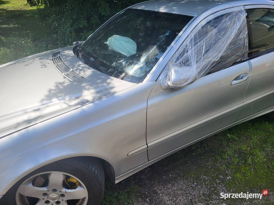 Mercedes E 200 cdi uszkodzony zarejestrowany Grudziądz sprzedam