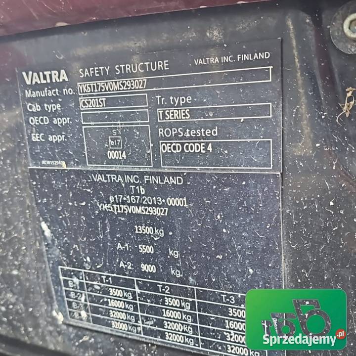Valtra T175 Versu 2024 GPS RTK 50 h Wilkowo
