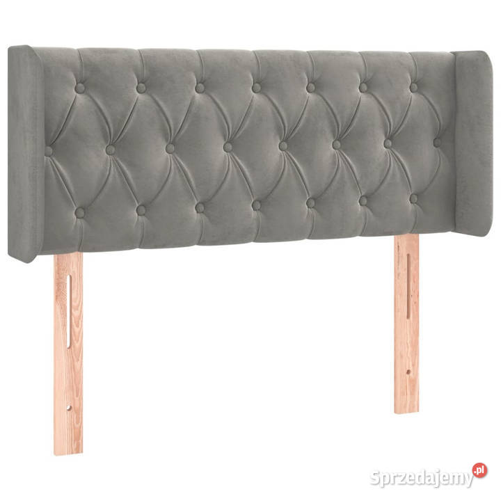 Zagłówek do łóżka z LED jasnoszary 103x16x7888 Warszawa