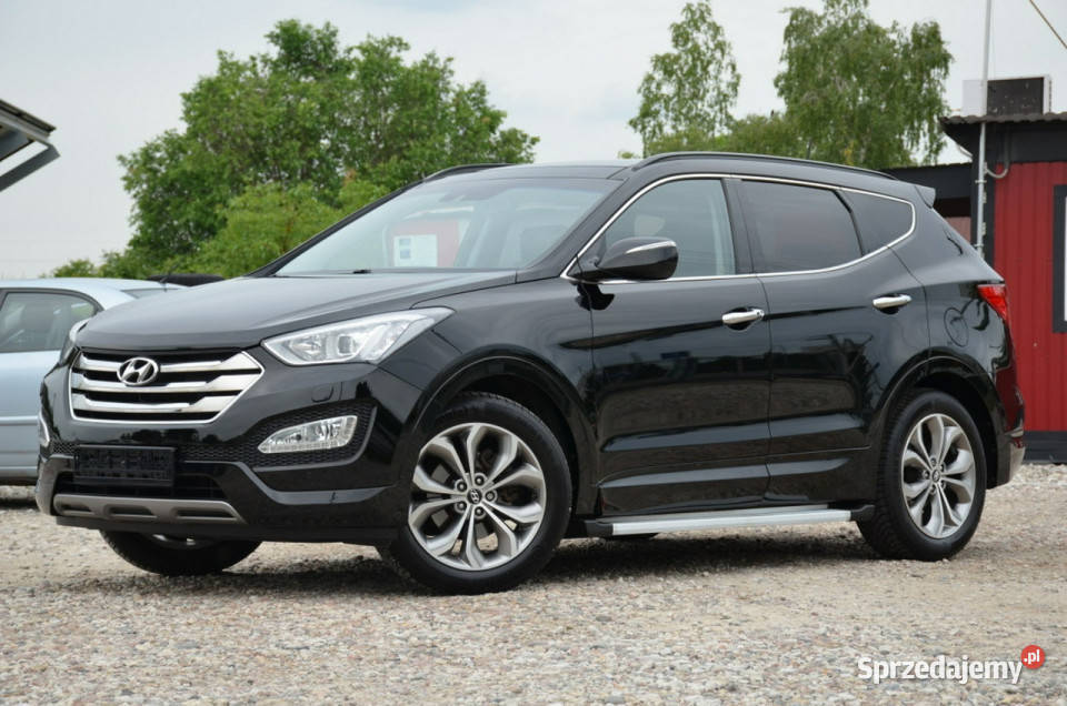 Hyundai Santa Fe Czarne 22CRDI 197 Serwis isofix Kutno