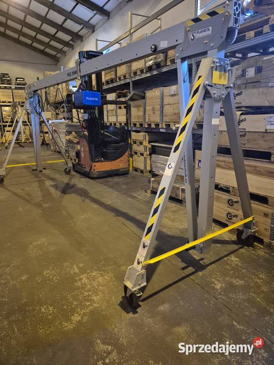 Mobilna aluminiowa suwnica bramowa Planeta Rybnik