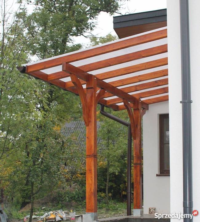WIATA ZADASZENIE TARASU Pergola Altana Altanka Architektura ogrodowa Łuków