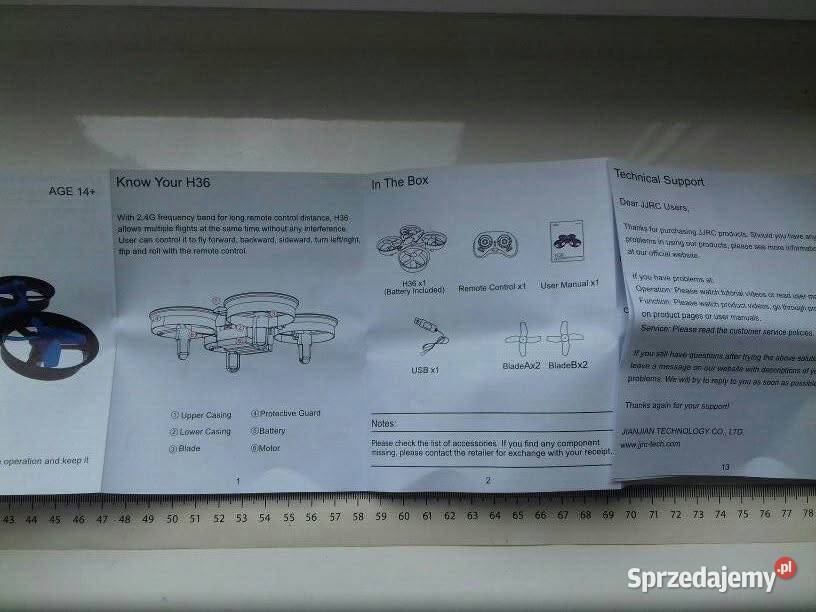 H36 Mini Drone 6osiowy dron zdalnie sterowany Zdalnie sterowane Bydgoszcz