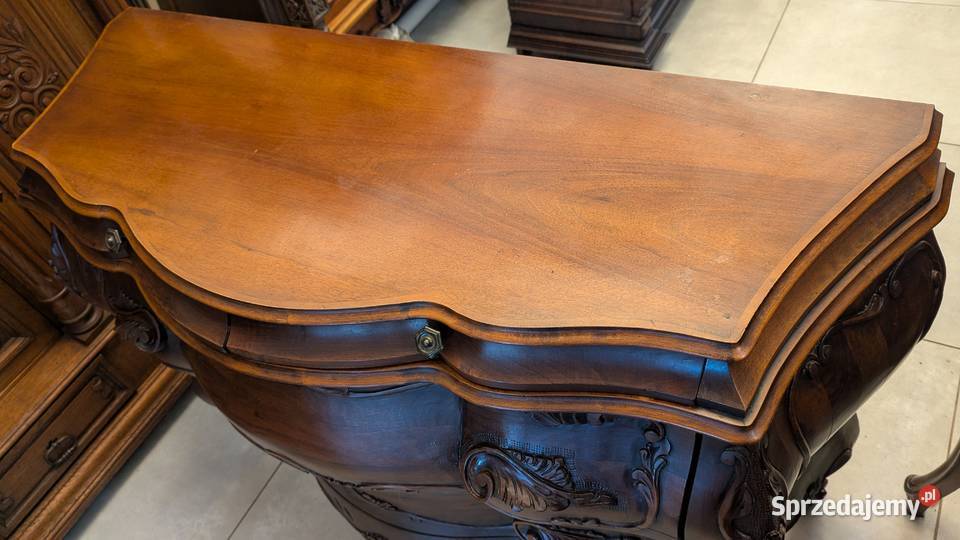 Wspaniała komoda neobarokowa orzech sklep sprzedam