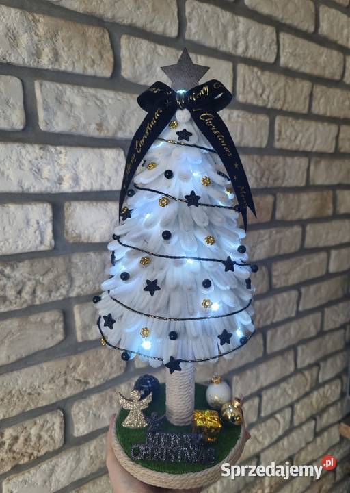 Choinka święta dekoracja rękodzieło Boże Narodzenie Łódź