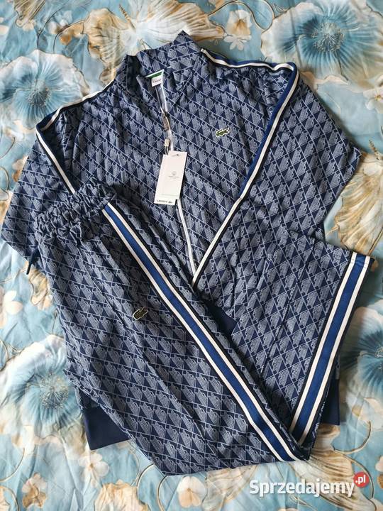 Komplet dresowy Lacoste Monogram wygodny XL