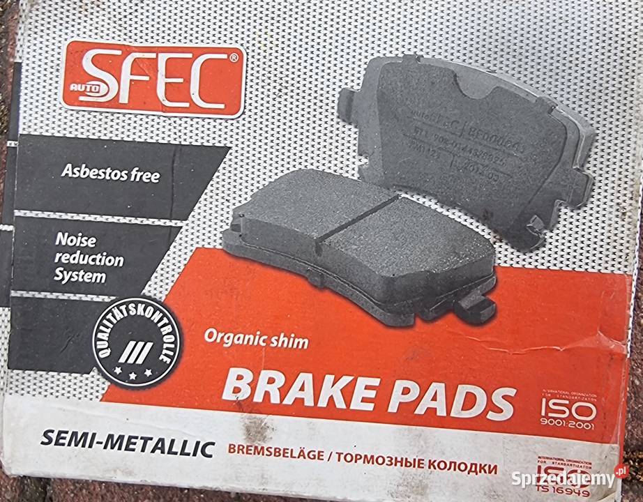 Nowe Klocki Hamulcowe Tył BP000571 Hamulce osobowe