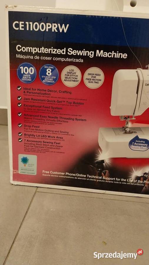 Maszyna do szycia Brother CE1100PRW kujawsko-pomorskie Ciechocinek