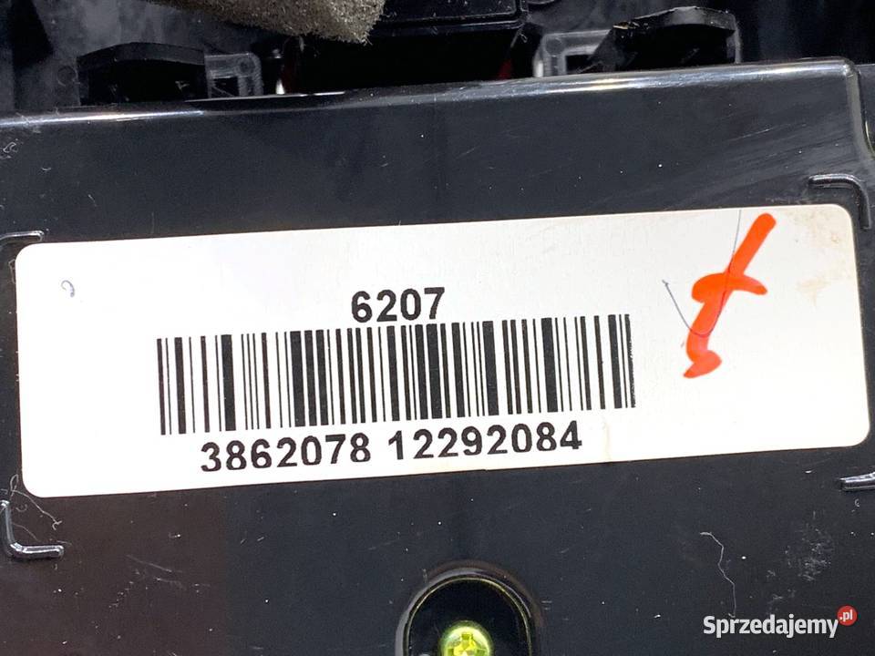 PANEL STEROWANIA NAWIEWU CHEVROLET CRUZE 3862078