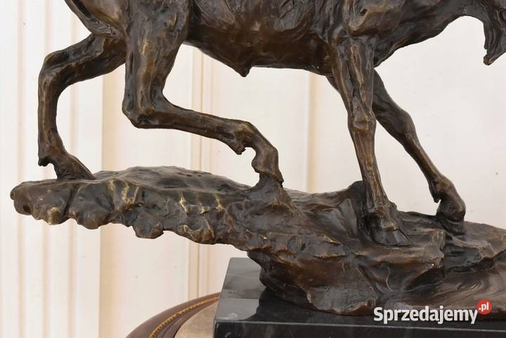 Łoś z Brązu Figura Rzeźba Myśliwska Brąz Prezent