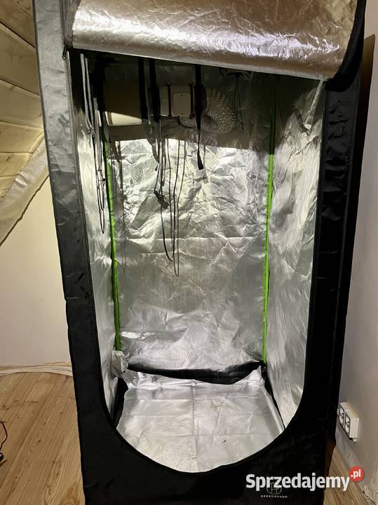 Herbgarden growbox lampa LED filtr zestaw namiot Koszarawa