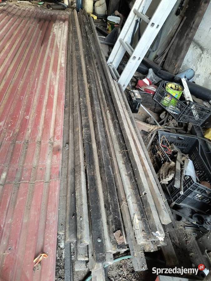 Sprzedam blacha trapezowa używana kantówka 3x4 Świerklany