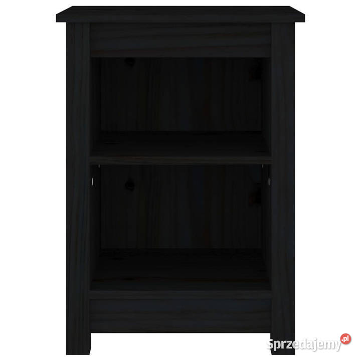 Szafka nocna czarna 40x35x55 lite drewno sosnowe Warszawa sprzedam