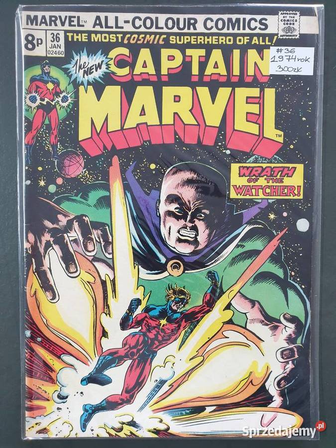 Captain Marvel 2 komiksy Marvel USA lata 70te