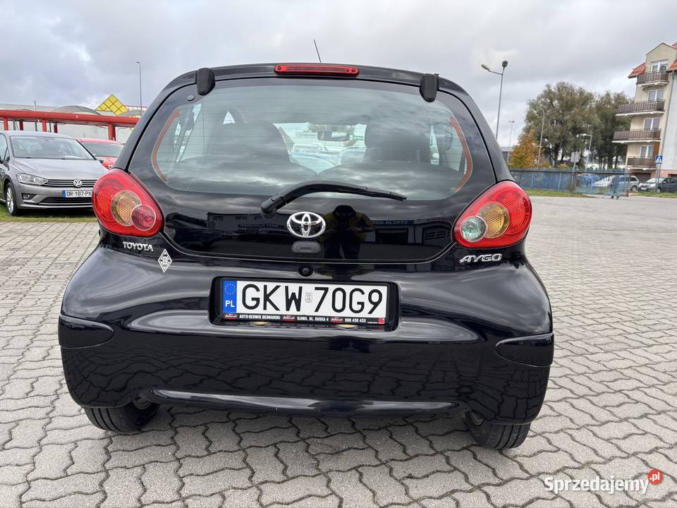 Toyota Aygo Klima Stan 146000 Serwisowany czarny Iława