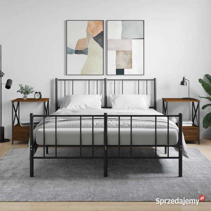 Stoliki nocne 2 brązowy dąb 50x41x65 WM826092 Warszawa