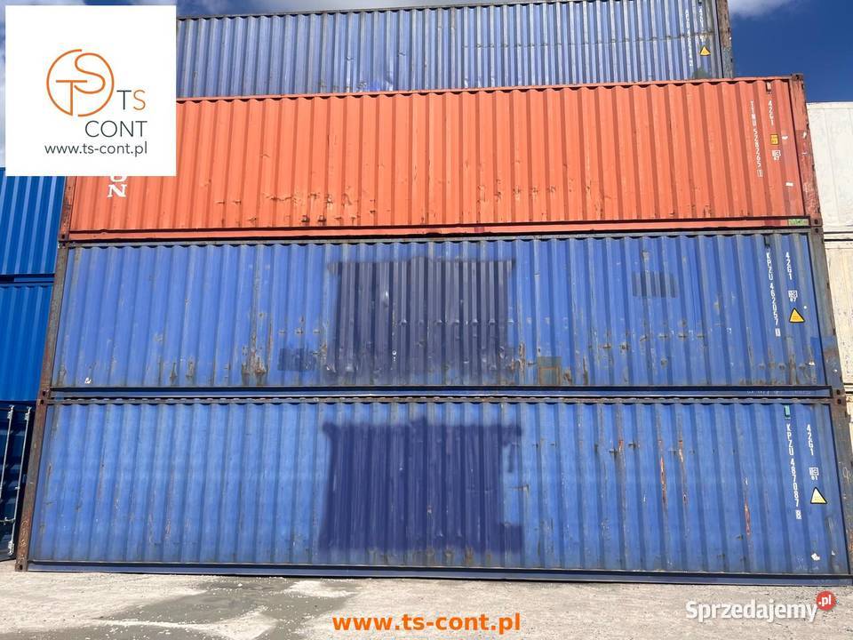 Kontener morski magazynowy budowlany 40 DV 12m Piła