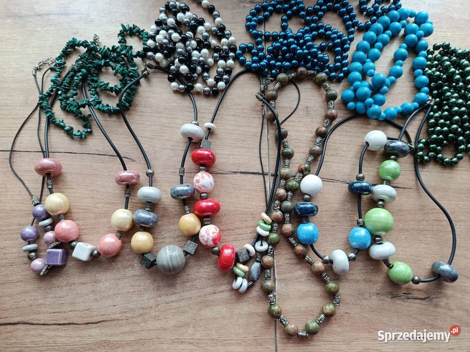 Korale ceramika sztuczne różne 1 sztukę Choszczno