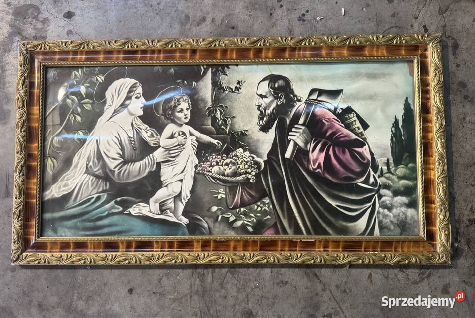 Stare Obrazy Święte Ikona 4 sztuki Obrazki i obrazy