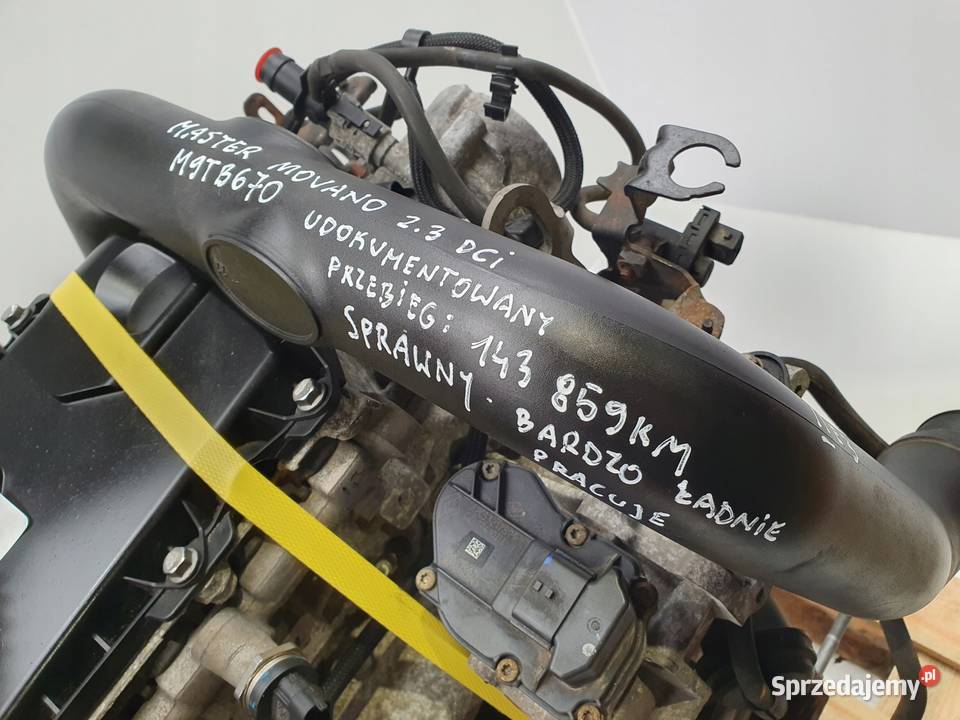SILNIK M9T670 Opel Movano III 23 CDTI DCI 125 lubelskie Rudka