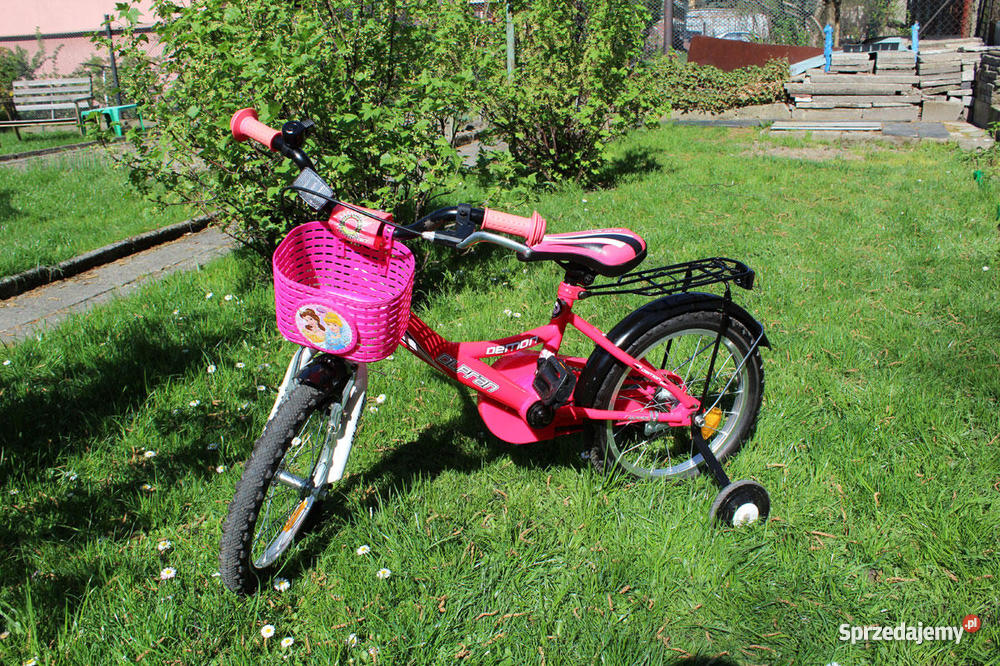 Rowerek dziewczynki z koszykiem OLPRAN 16 Demon Katowice sprzedam