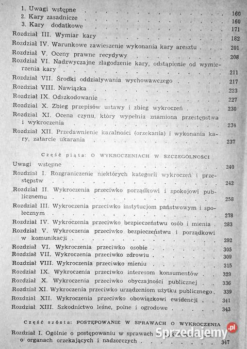 Prawo wykroczeń Arnold Gubiński Chełm