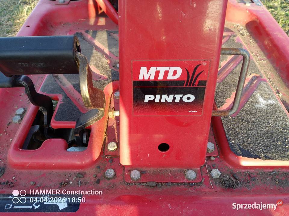 Kosiarka traktorek MTD Pinto Płonno