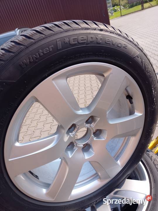 Koła zima audi 17 felgi aluminiowe zimowe opony Samochodowe sprzedam