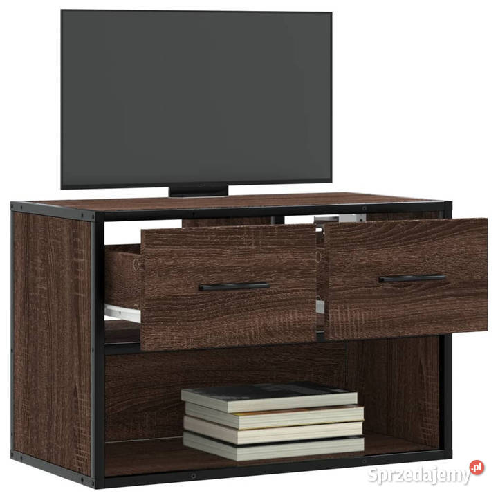 Szafka pod telewizor brązowy dąb 60x31x395 mazowieckie Warszawa