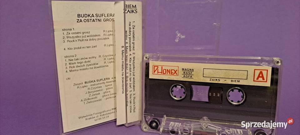 Budka Suflera Ostatni Grosz KASETA Phonex 90 Kraków