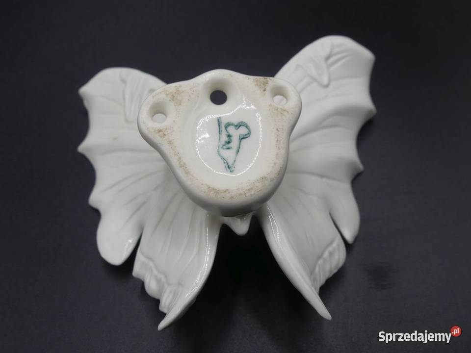 Piękny niespotykany biały motyl Karl Ens