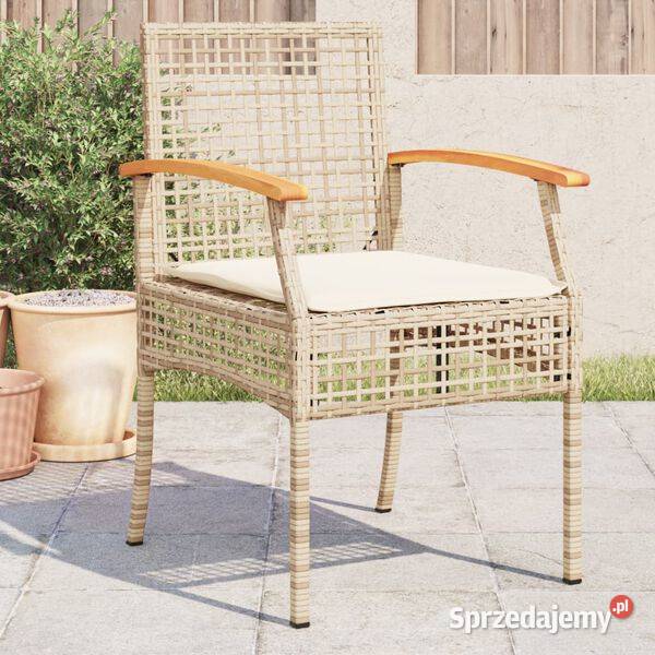 vidaXL Krzesła ogrodowe 4 poduszkiSKU366253 Warszawa