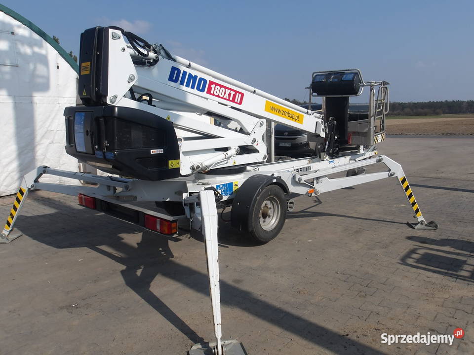 Podnośnik koszowy na przyczepie Dinolift DINO Pleszew