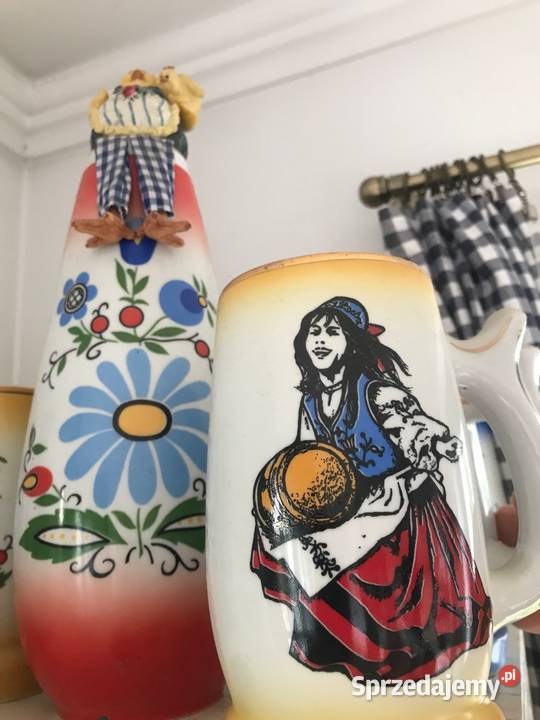 Kufle Lubiana PRL komplet Unikat Dom i Ogród Gdańsk
