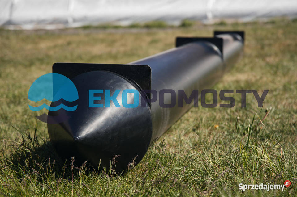 Pływak rurowy PEHD 400mm 6m pomost pływający Pozostałe