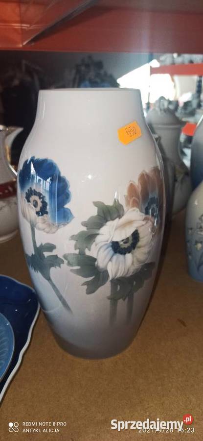 Wazon z kwiatami Royal Copenhaga B G Denmark Gdańsk