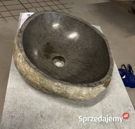 UMYWALKA kamienna flinston kamień rzeczny brąz