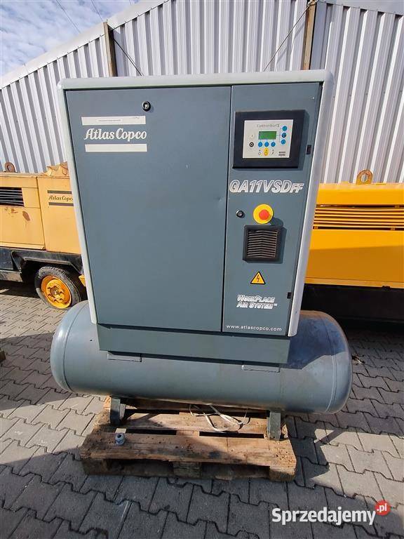 Sprężarka ALTAS COPCO GA11VSDFF 11kW 17m3min Wilków