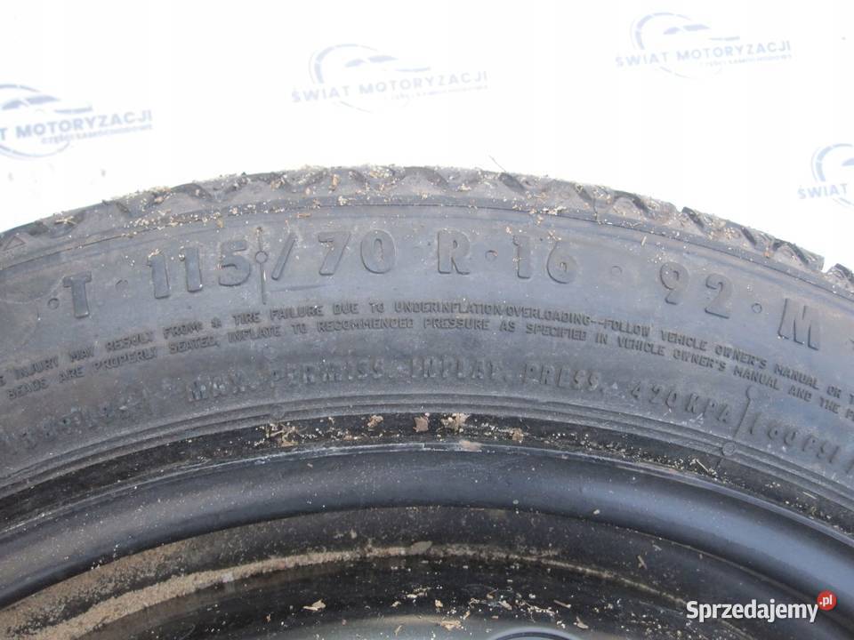 OPEL VECTRA C ASTRA H koło dojazdowe 1157016 92M Kielce