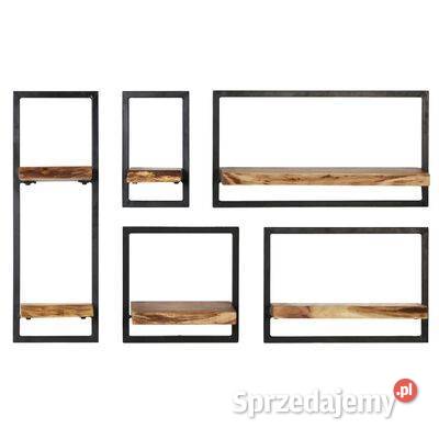 vidaXL Zestaw półek ściennych 5 lite drewno Warszawa