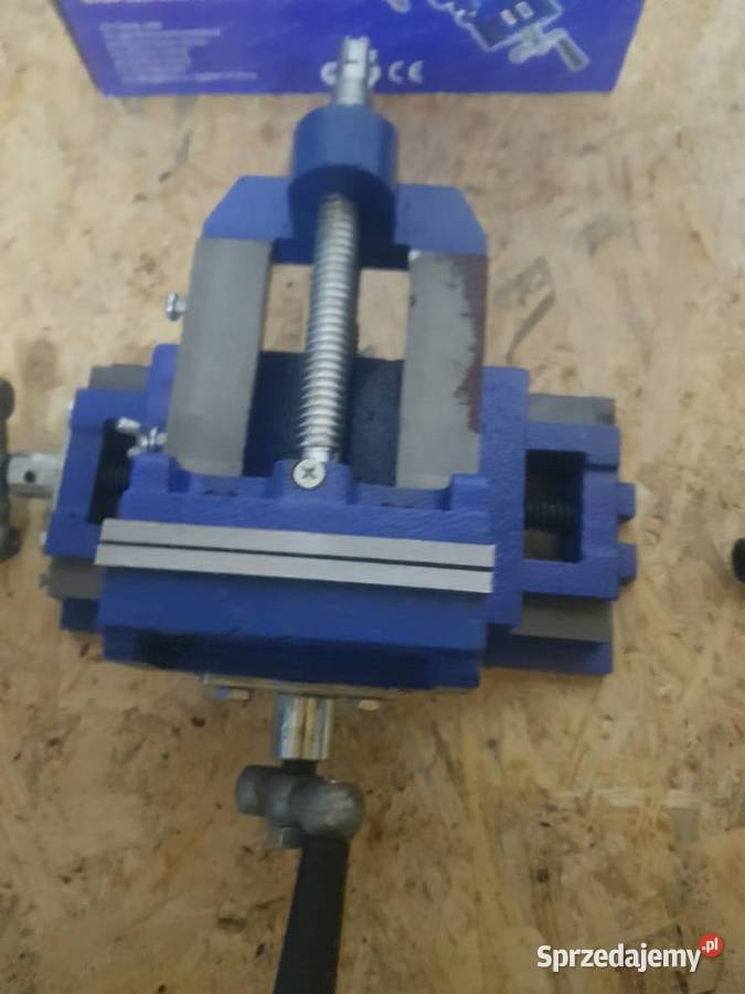 Imadło maszynowe krzyżowe dwuosiowe 100mm Głogowa