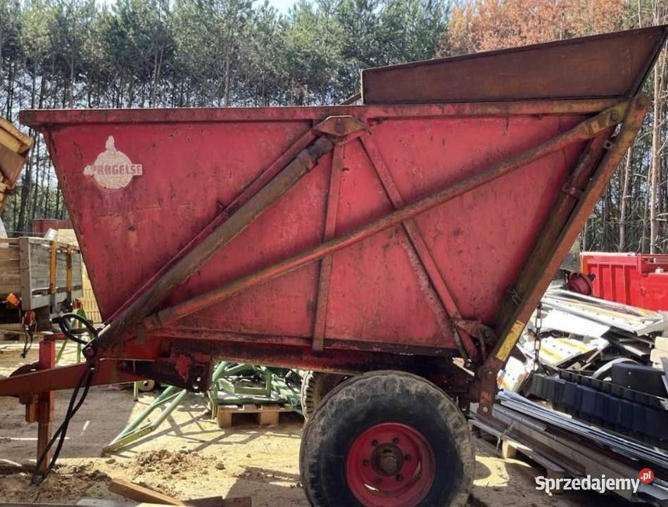Wywrotka Przyczepa rolnicza Stabilna konstrukcja Podskarbice Szlacheckie sprzedam